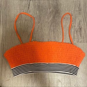 Bathing suit top, neon orange from zaful.